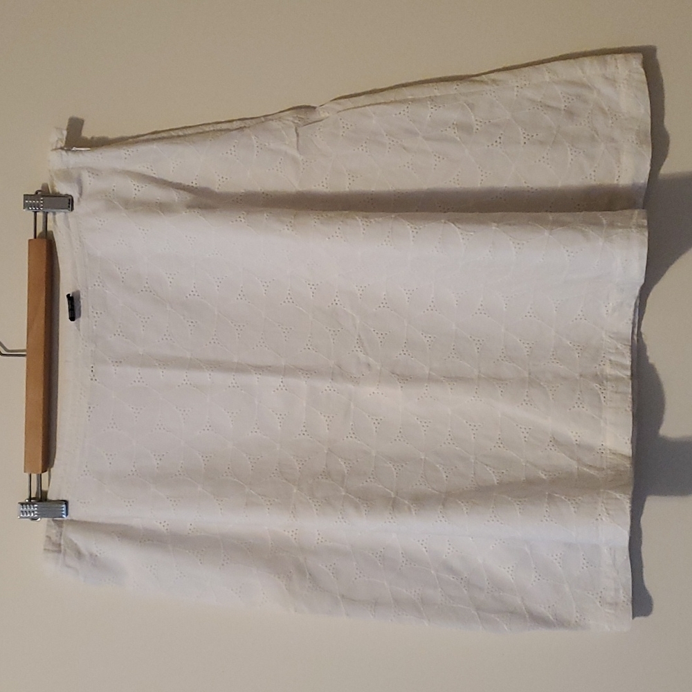 White eyelet skirt- New York & Company